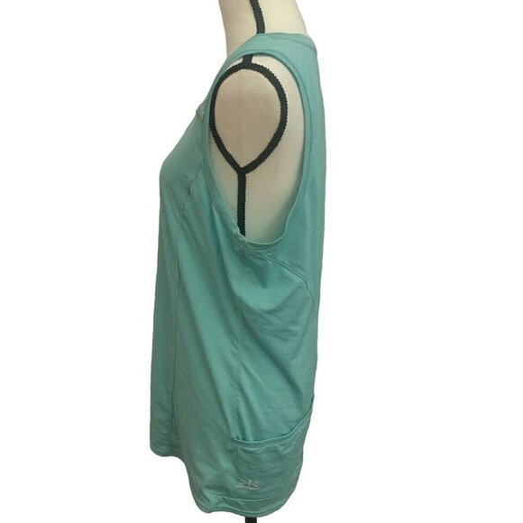 Womens Performance Bicycle Tank Top Size XXL Mint Green Back Pockets - Picture 7 of 12